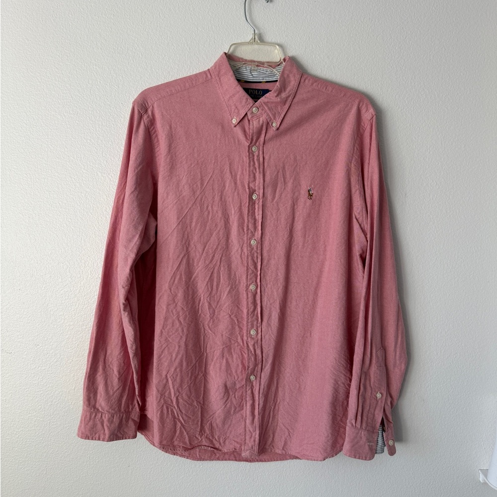 Ralph Lauren Salmon Button-Down Classic Fit Shirt - Men's